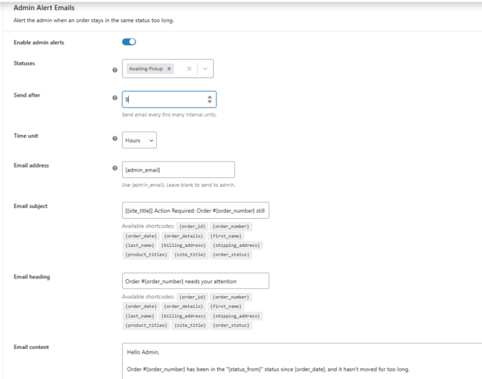 Sending Email Notifications - Tyche Softwares Documentation