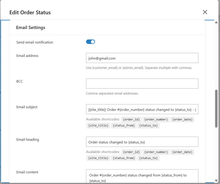 Sending Email Notifications - Tyche Softwares Documentation