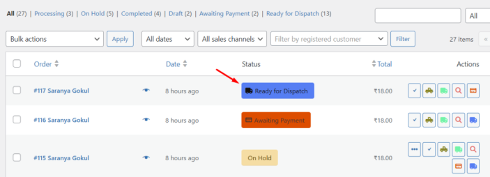 Create Custom Order Status - Tyche Softwares Documentation