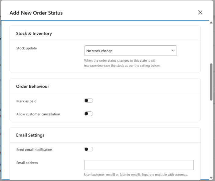 Create Custom Order Status - Tyche Softwares Documentation