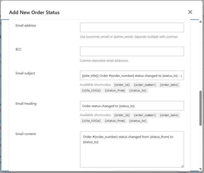 Create Custom Order Status - Tyche Softwares Documentation