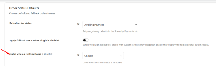 Settings for Custom Order Status - Tyche Softwares Documentation