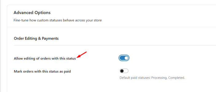 Settings for Custom Order Status - Tyche Softwares Documentation