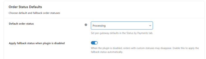 Settings for Custom Order Status - Tyche Softwares Documentation