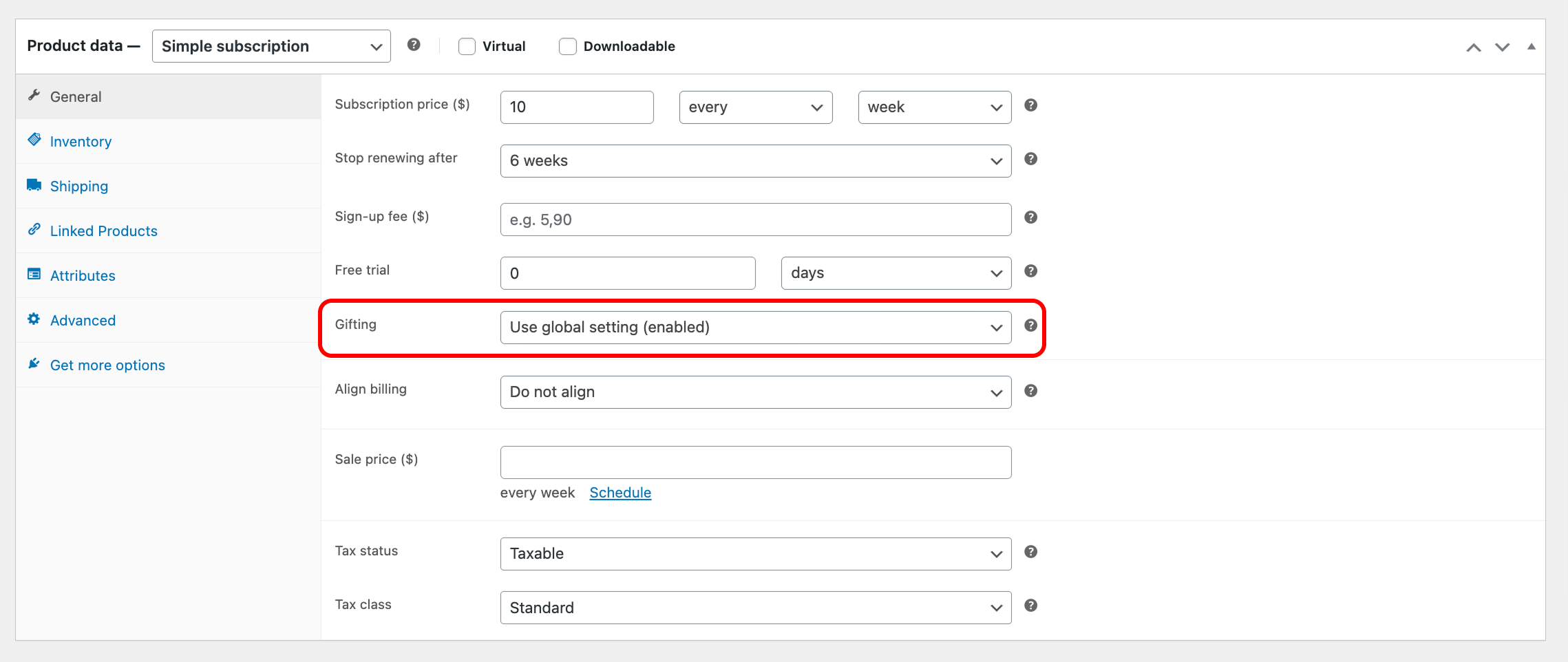 Creating a Subscription Product Documentation - WooCommerce