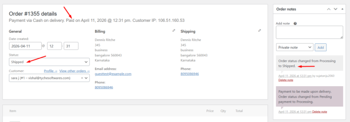 Create Custom Order Status - Tyche Softwares Documentation