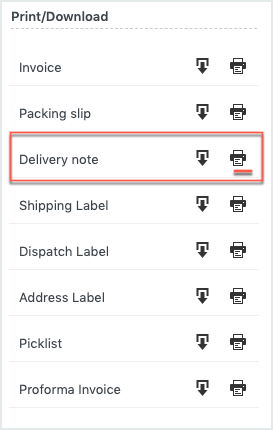 Delivery Note Printer Machine Bulk Print WooCommerce Invoice, Packing Slip, Shipping Label, and ...