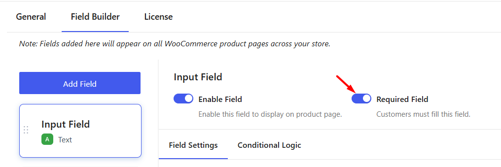 Global Product Input Fields Settings Documentation - WooCommerce