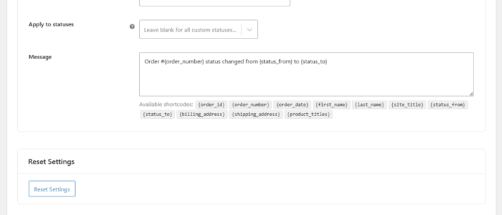 Notify customers about change in order status with SMS - Tyche Softwares Documentation