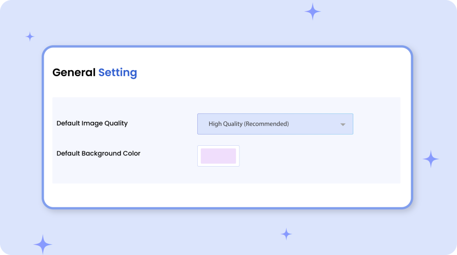 WooCommerce AI image enhancer settings panel with configuration options