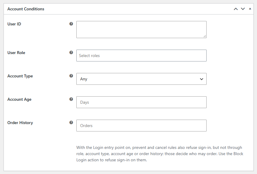 Account-Based Blocking