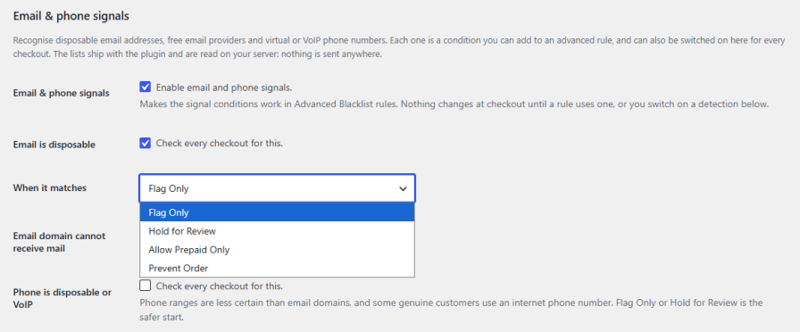 Anti-Fraud Protection Against Throwaway Email Addresses