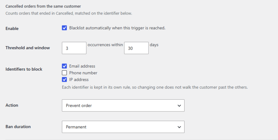 Automatically Blacklist Repeat Offenders