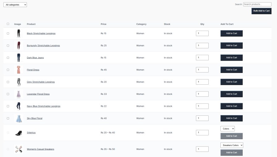 Build Your Product Table Without Any Code