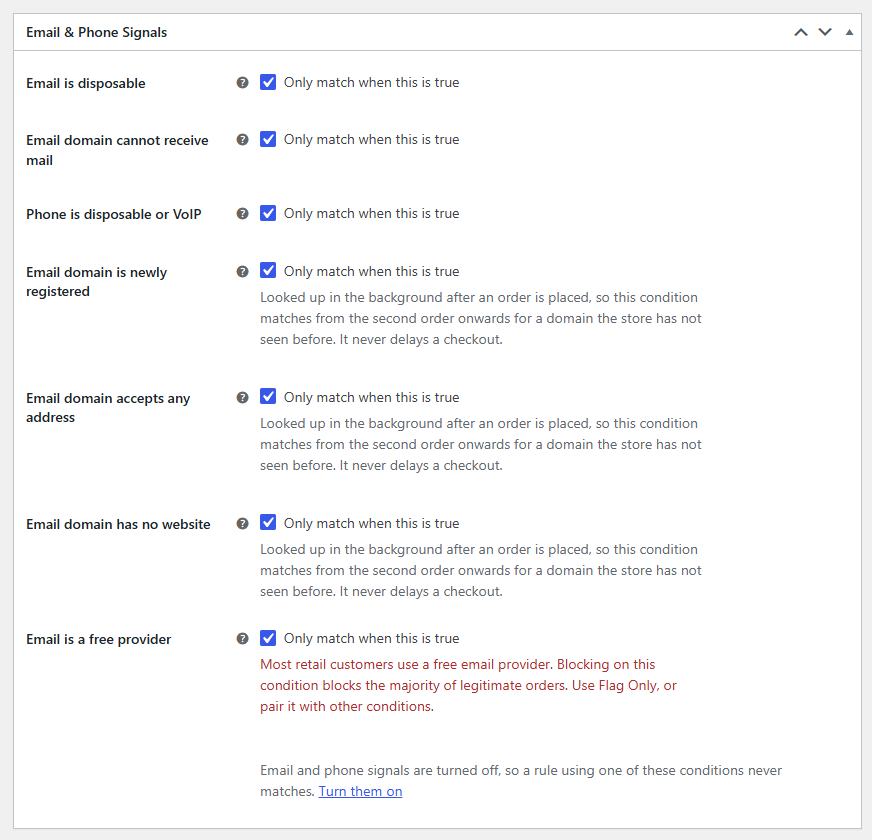 Fraud Prevention with Email and Phone Signals