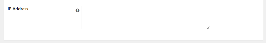 IP Address Blocking