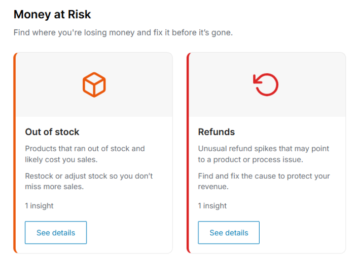 Money at Risk Section