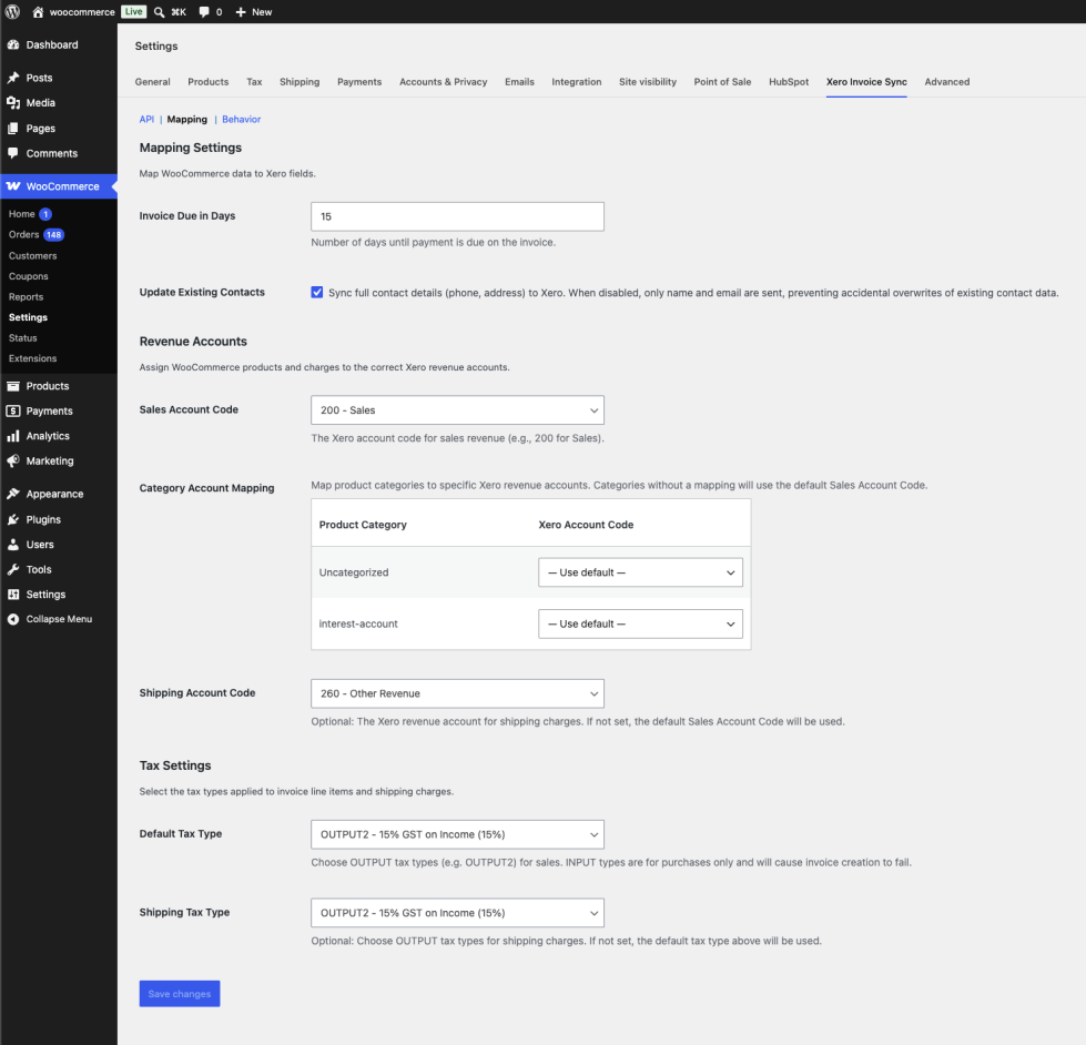 4 - Mapping Tab