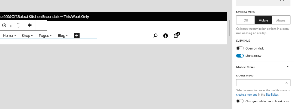 kutchara mobile menu