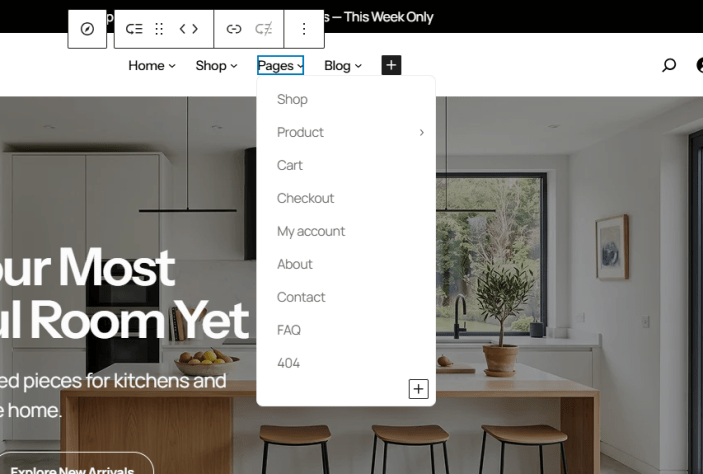 kutchara navigation menu