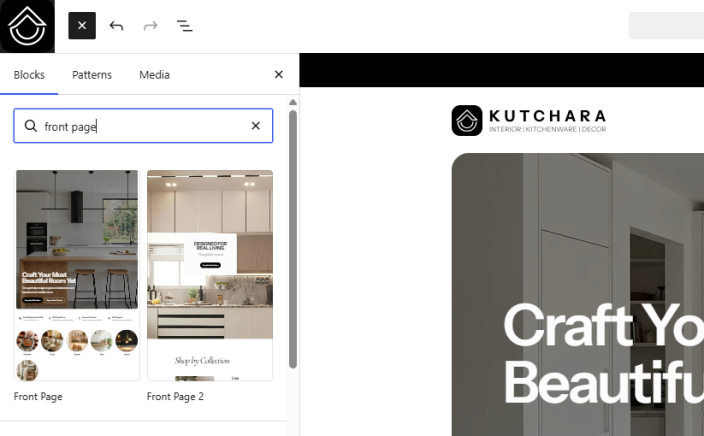 kutchara front page pattern