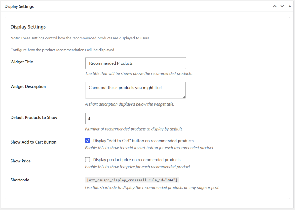 Display Settings