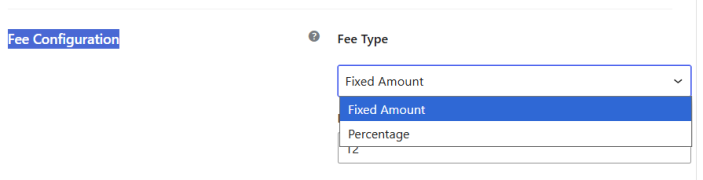Fee Configuration