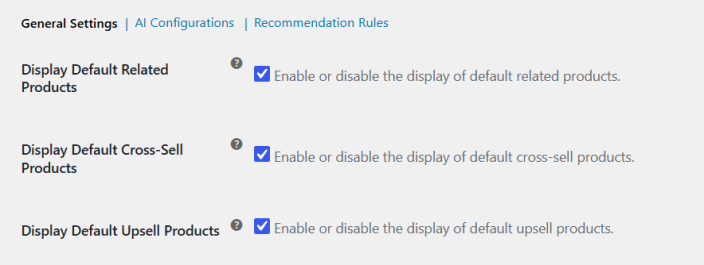 General Settings