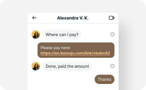 KOMOJU Payment Links