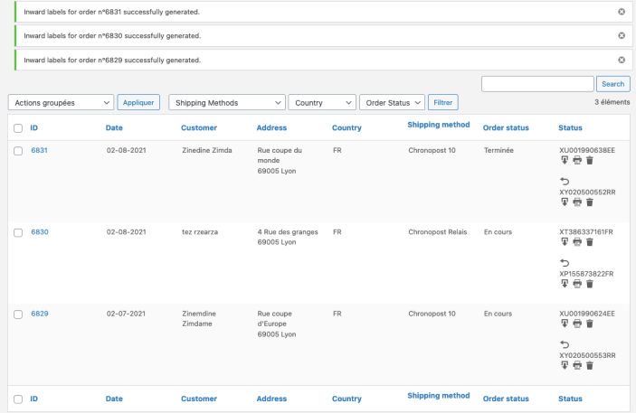 WCMultiShipping carrier settings in WooCommerce