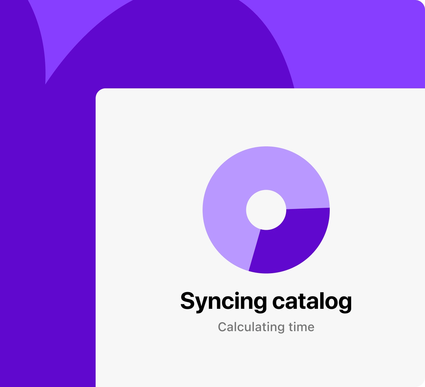 A Catalog Syncing screen from WooCommerce POS