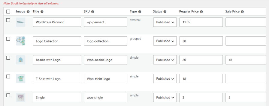 Edit Products in Bulk with a Fully Configurable Table