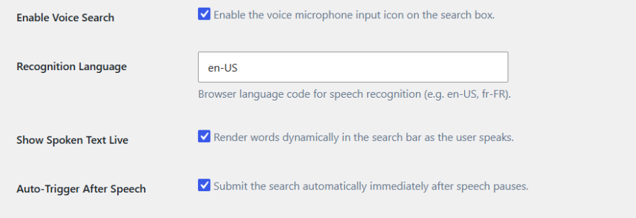 Integrated Voice Search