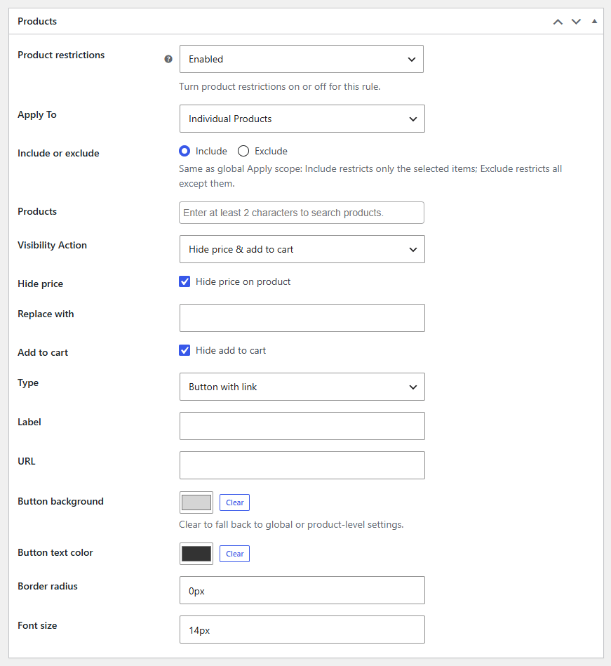 Restrict Products and Categories by Location