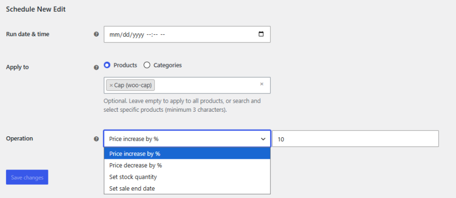 Schedule Bulk Edits to Run Automatically