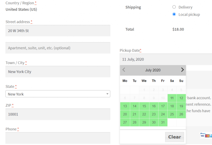 Allow customers to choose between Delivery or Pickup on checkout with custom delivery settings 7 Allow customers to choose between Delivery or Pickup on checkout with custom delivery settings - Tyche Softwares Documentation