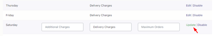 How do I set up delivery date settings for weekdays and specific dates? 3 How do I set up delivery date settings for weekdays and specific dates? - Tyche Softwares Documentation