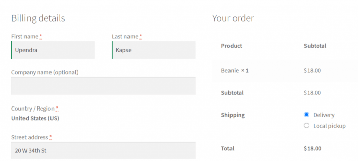Allow customers to choose between Delivery or Pickup on checkout with custom delivery settings 2 Allow customers to choose between Delivery or Pickup on checkout with custom delivery settings - Tyche Softwares Documentation