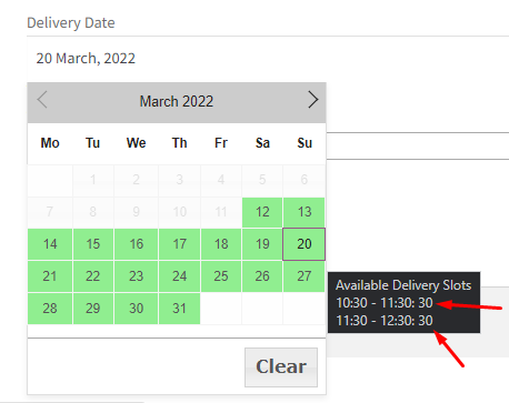 How do I set up time slots for different weekdays and specific dates? 10 How do I set up time slots for different weekdays and specific dates? - Tyche Softwares Documentation