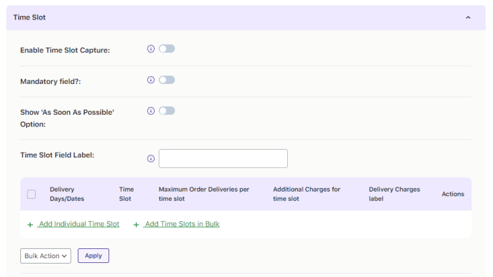 How do I set up time slots for different weekdays and specific dates? 1 How do I set up time slots for different weekdays and specific dates? - Tyche Softwares Documentation