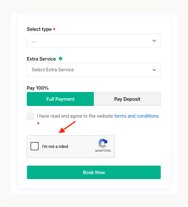 reCAPTCHA and modern checkout