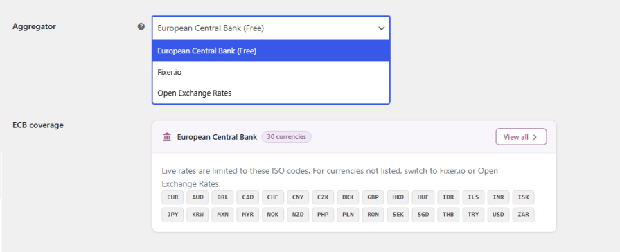 Connect to Your Preferred Exchange Rate Provider