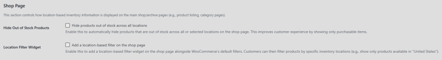 Control Stock Visibility on the Shop Page