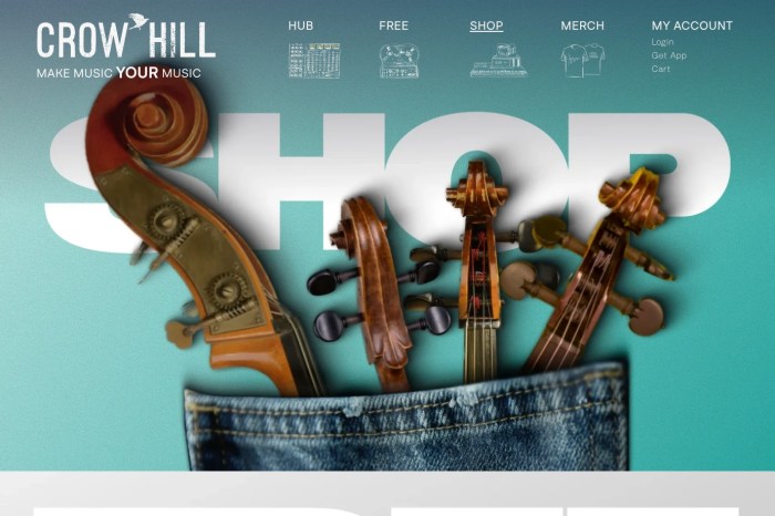 Screenshot of The Crow Hill Company