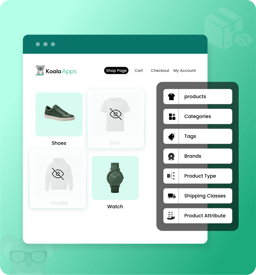 Hide Product for WooCommerce