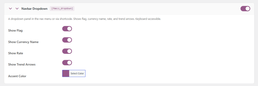 Navbar Dropdown Switcher