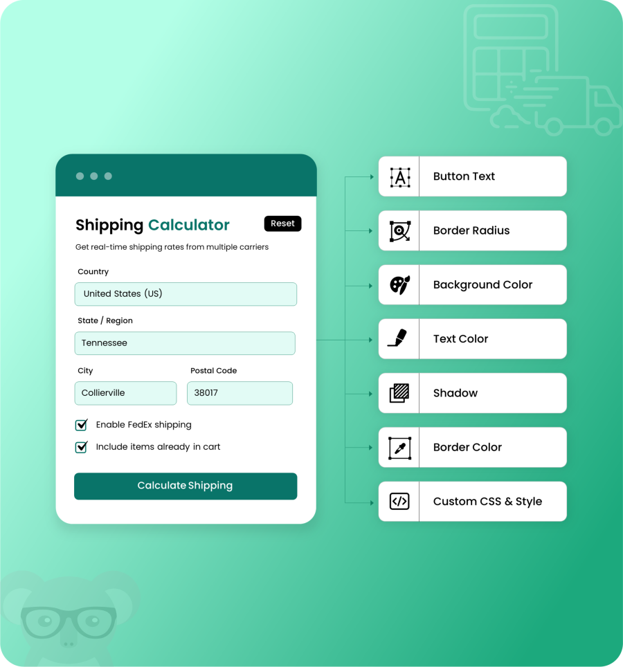 shipping calculator on product page for woocommerce-4