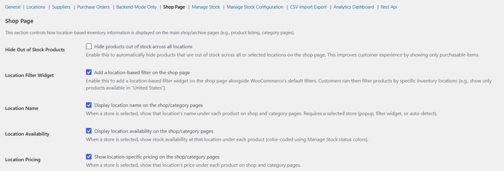 Shop Page
