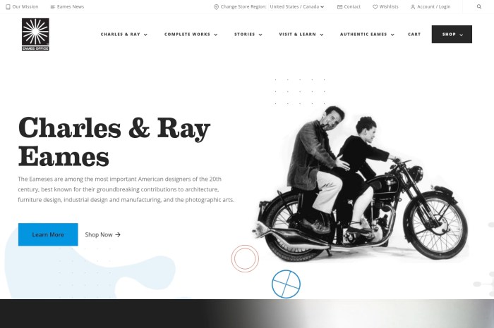 Screenshot of Eames Office