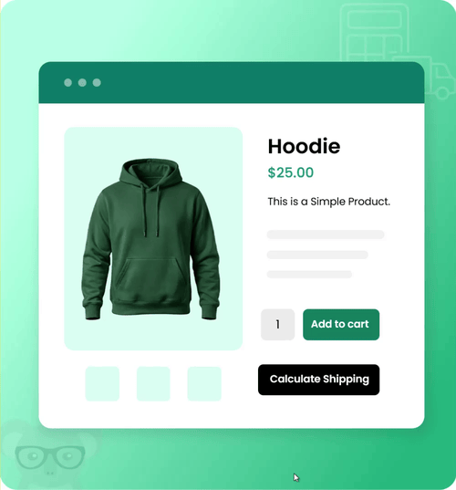shipping calculator on product page for woocommerce-5